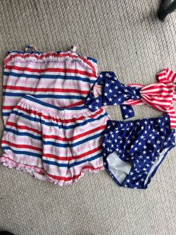 Girl American clothes