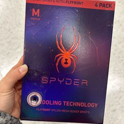 NWT Spyder men’s cooling technology boxer briefs 4 pack size M