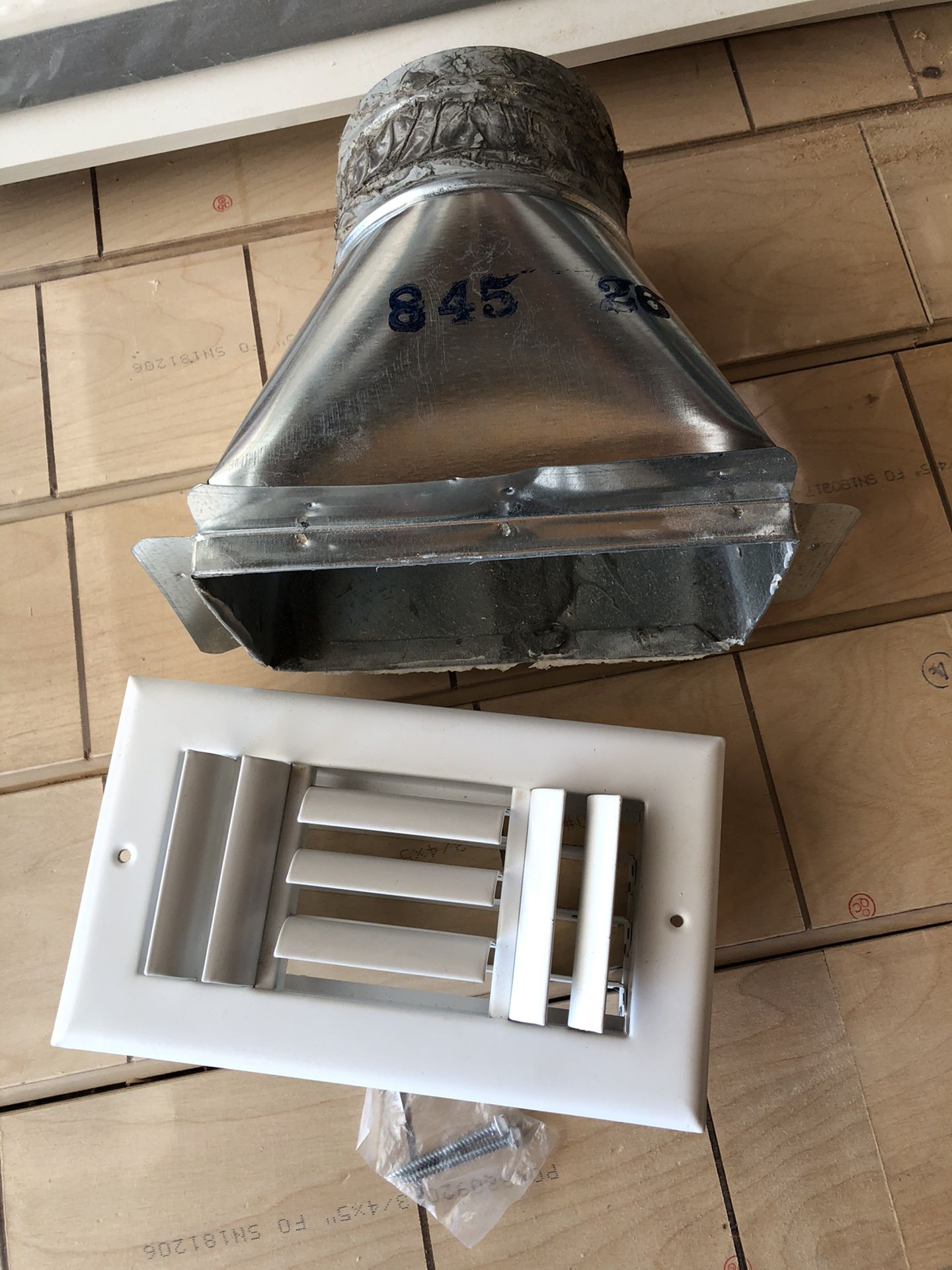 HVAC Duct and 5-way Vent - $15