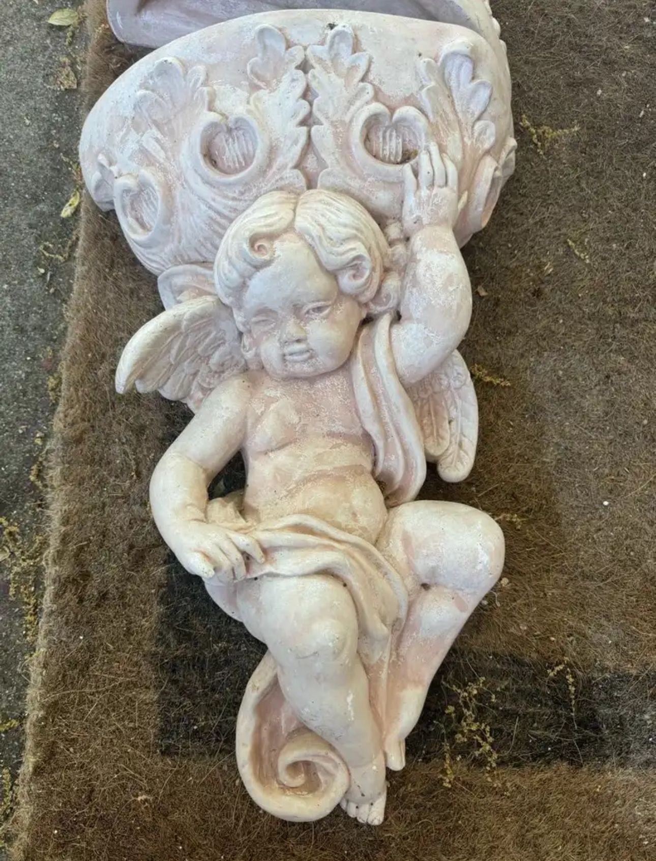 Two Beautiful Wall hanging cherubs planters