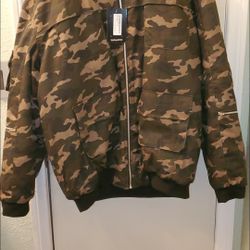 NEW Camo Bomber Jacket