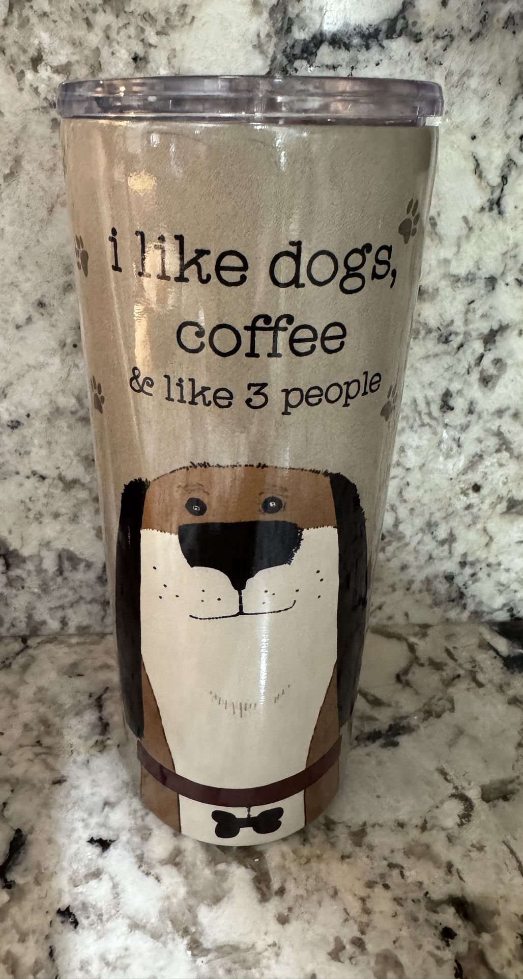 Dog Stainless Steel Tumbler
