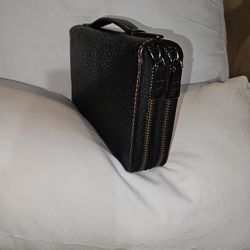 Coach  Travel Organizer Black Leather