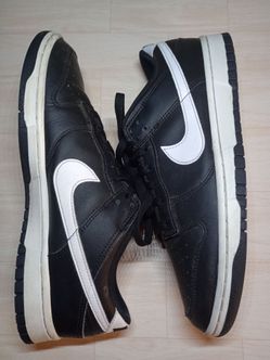 Men's Size 10 Nike Dunk Low Black Panda 2.0