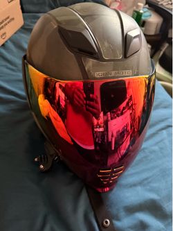 Icon moto motorcycle helmet M