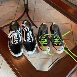 Vans And Converse  7.5  and 7 Size US  Men