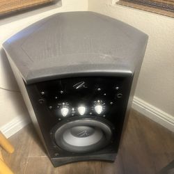 Martin Logan Rare Tri Sub Descent Three Subwoofers Wall Firing