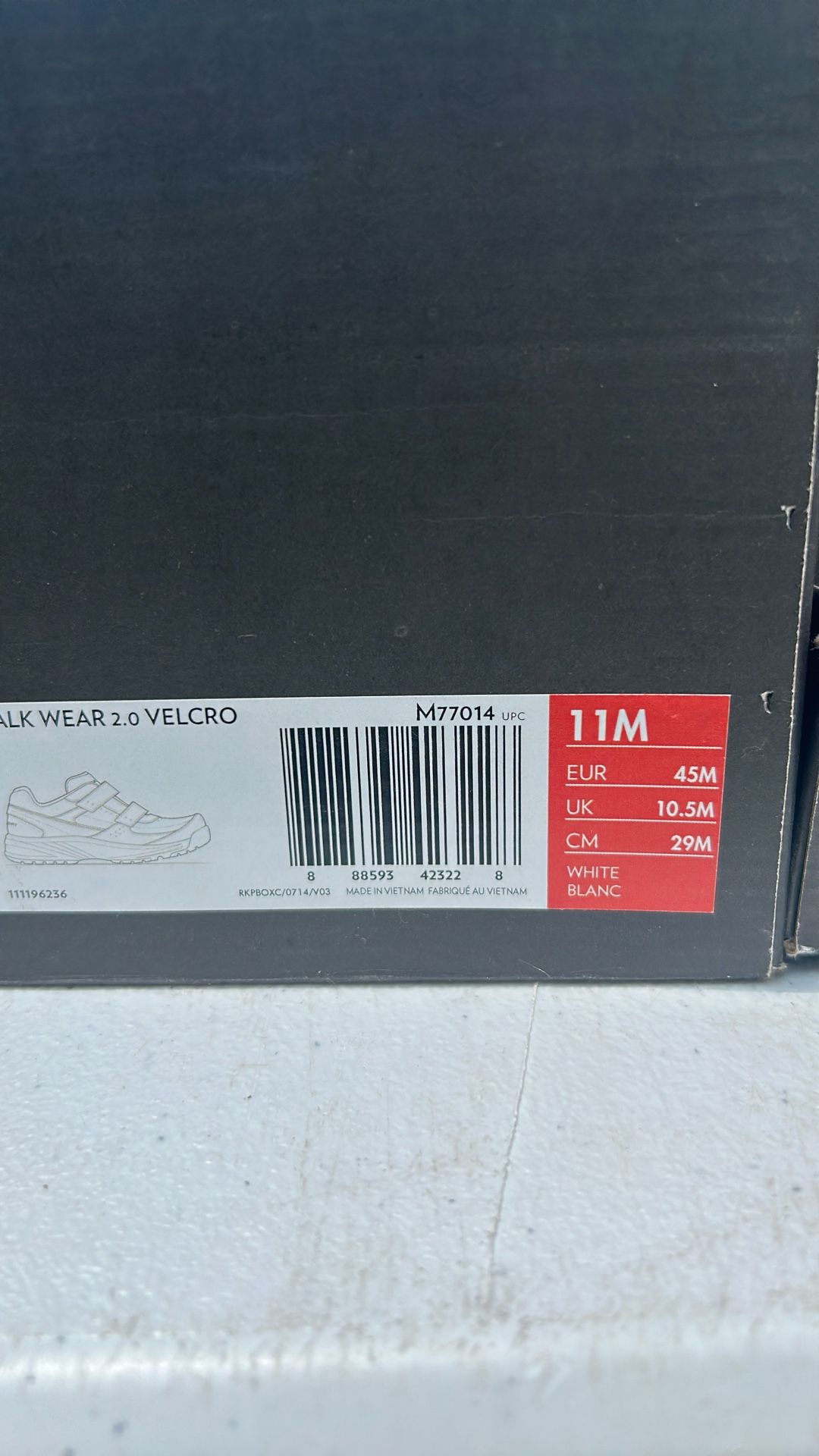 In Box White Sneakers size 11 w