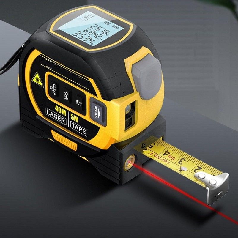 Laser Tape Measure 3 in 1