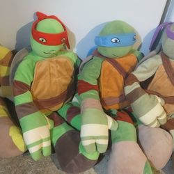 TMNT Ninja Turtle Plush figures