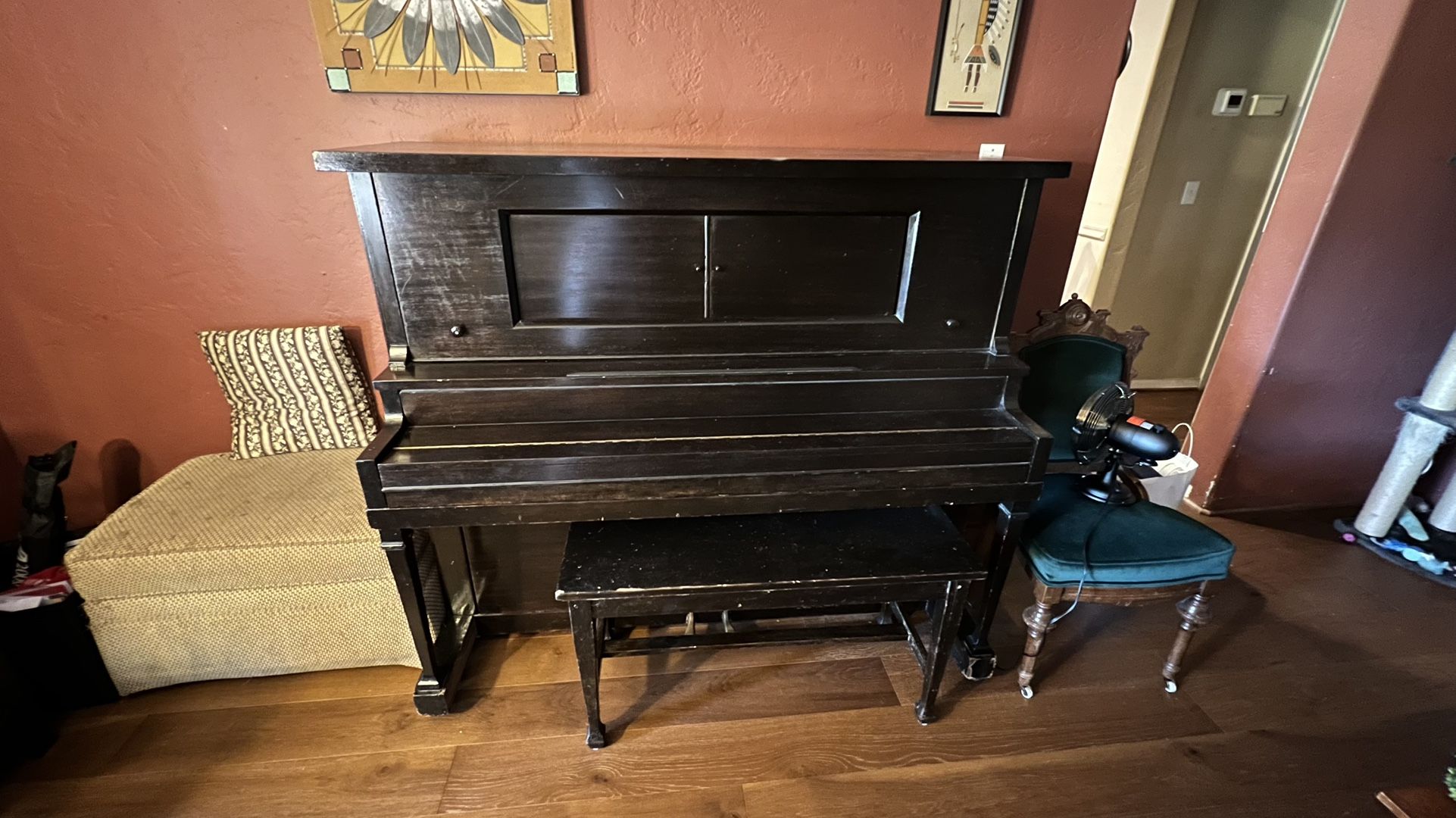 Dark Brown/Black Piano
