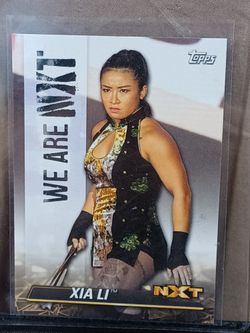 2021 Topps NXT XIA LI Wrestling Card 