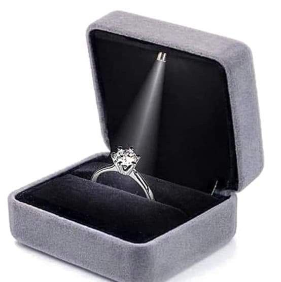 Light Up Engagement or Wedding Ring Box