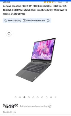 Lenovo Flex 5/ AMD Ryzen 5/Touchscreen/256GB M.2-Nvme-SSD/ 16GB/2-in-1 TOUCHSCREEN convertible