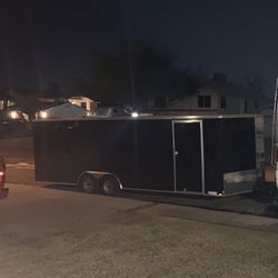 2020 24ft V Nose Enclosed Trailer