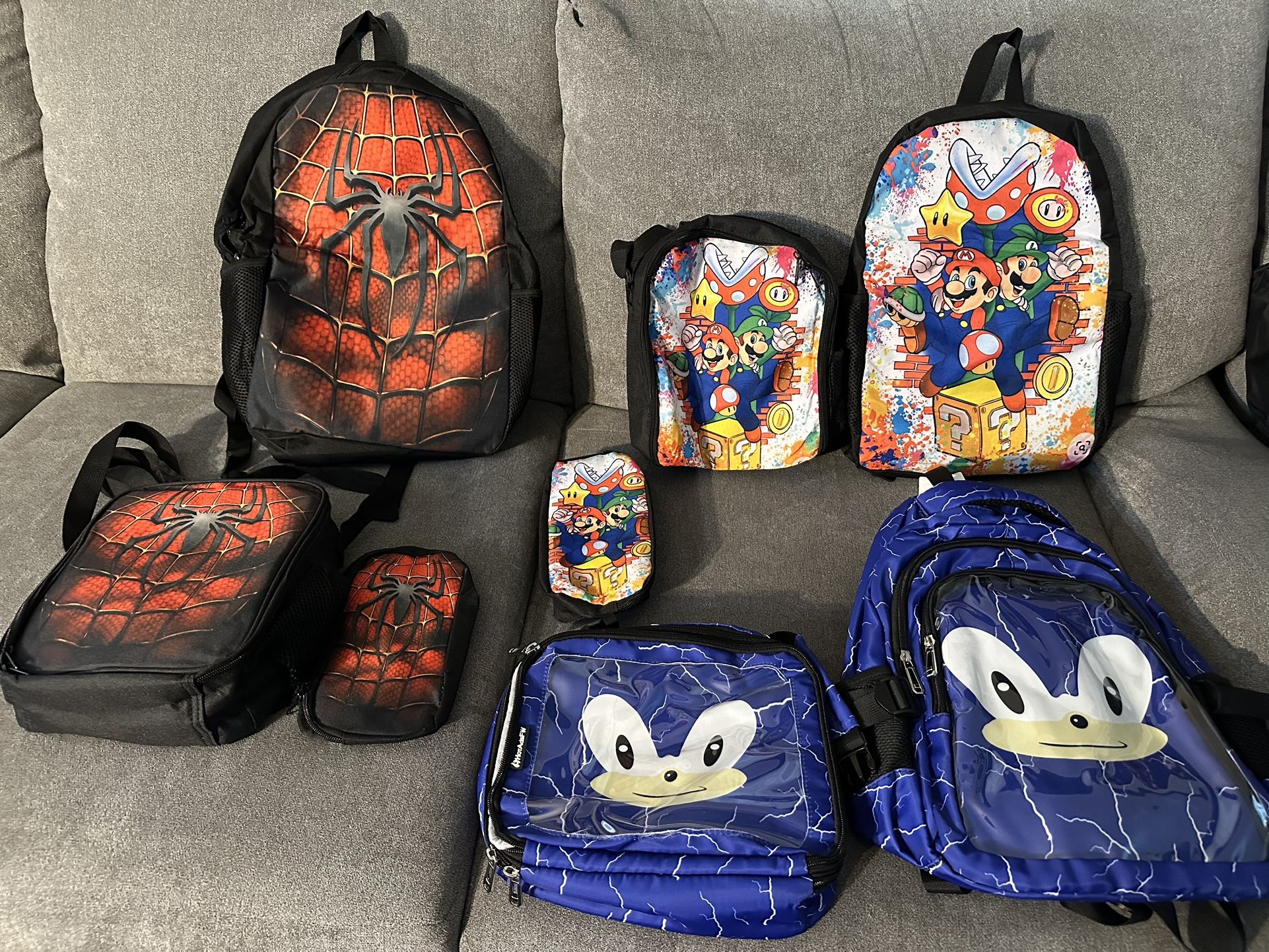 New Boys, Three-Piece Backpacks