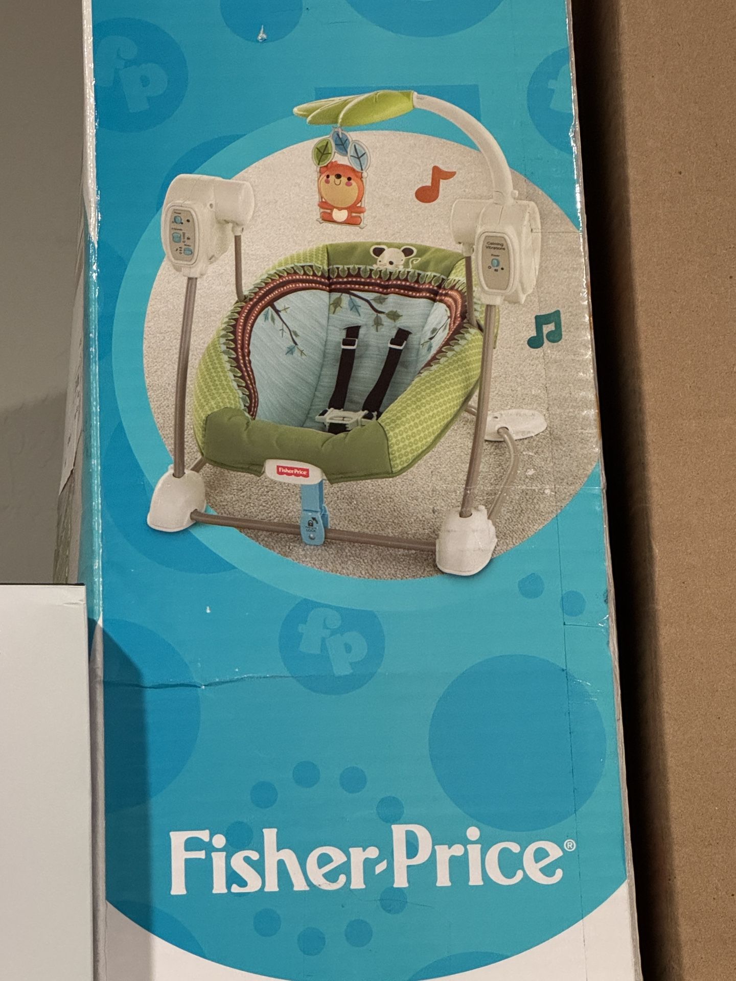 Fisher Price SpaceSaver Swing & Seat - Forest Fun