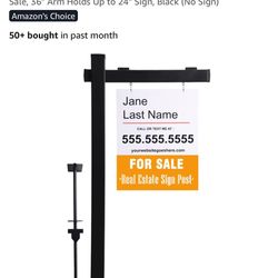 Brand New Real Estate Sign Post