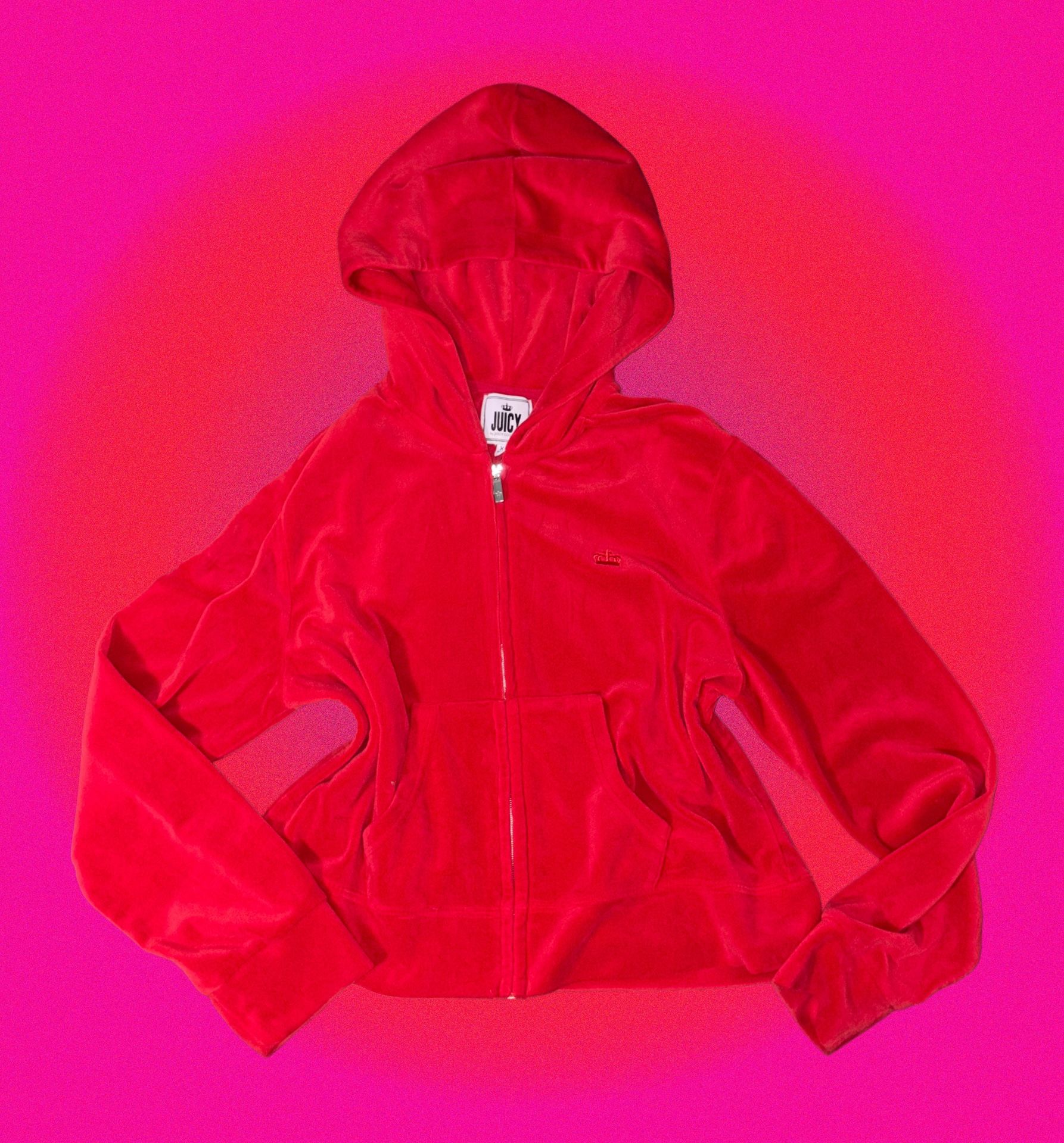 Juicy Couture velour zip-up