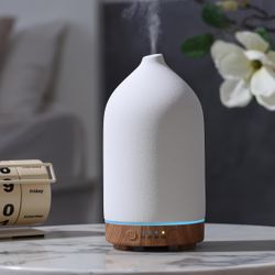 Gooamp 200ML Ceramic Diffuser Aromatherapy Essential Oil Diffuser Handmade