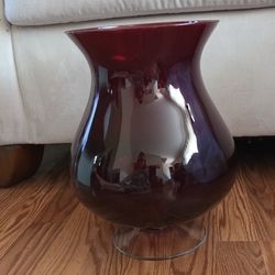 Party Lite - Ruby Red Hurricane Vase