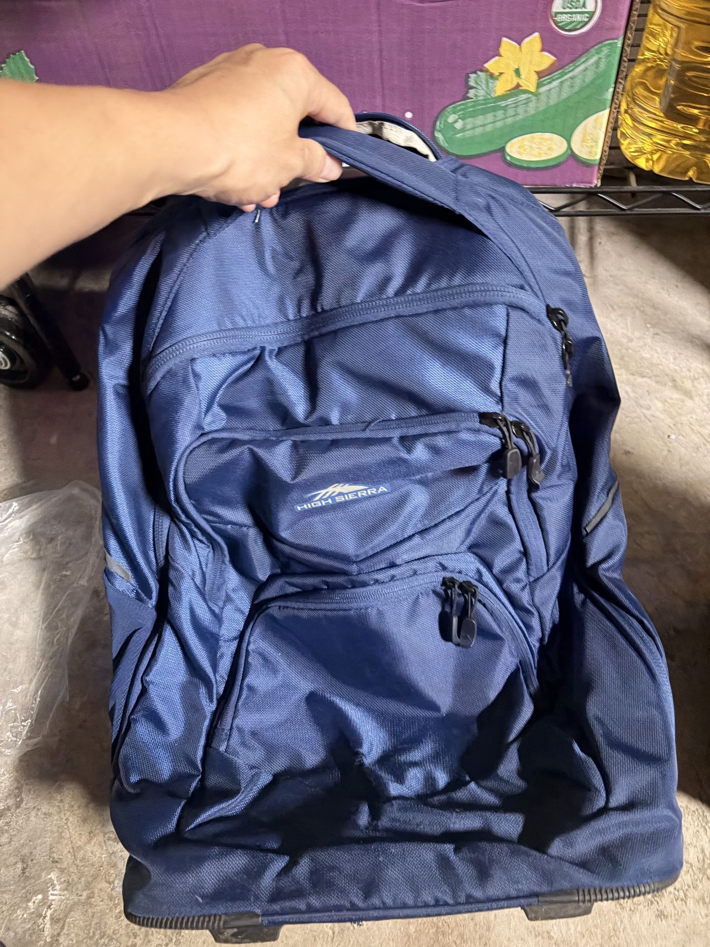 High Sierra Rolling Backpack β Like New, Used Only a Few Months
