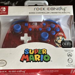 Super Mario Rock Candy Wired Controller For Nintendo Switch