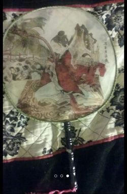 Oriental geisha fans