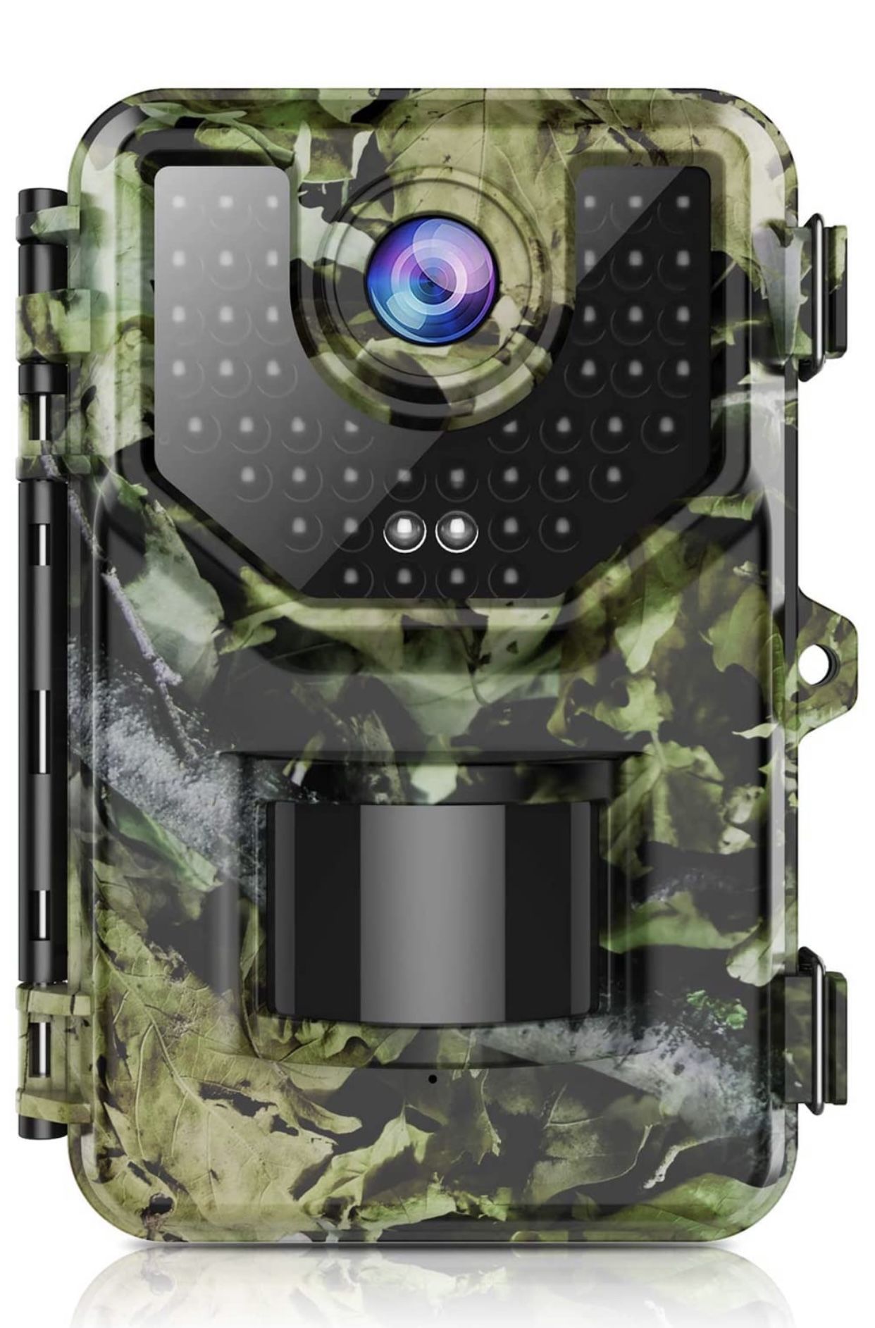 1080P 16MP Trail Camera, Hunting Camera with 120°Wide-Angle Motion Latest Sensor View 0.2s Trigger Time Trail Game Camera with 940nm No Glow and IP66