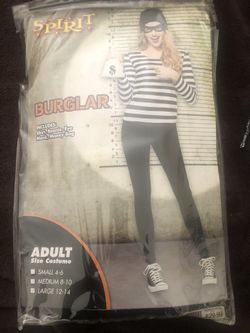 Adult burglar costume