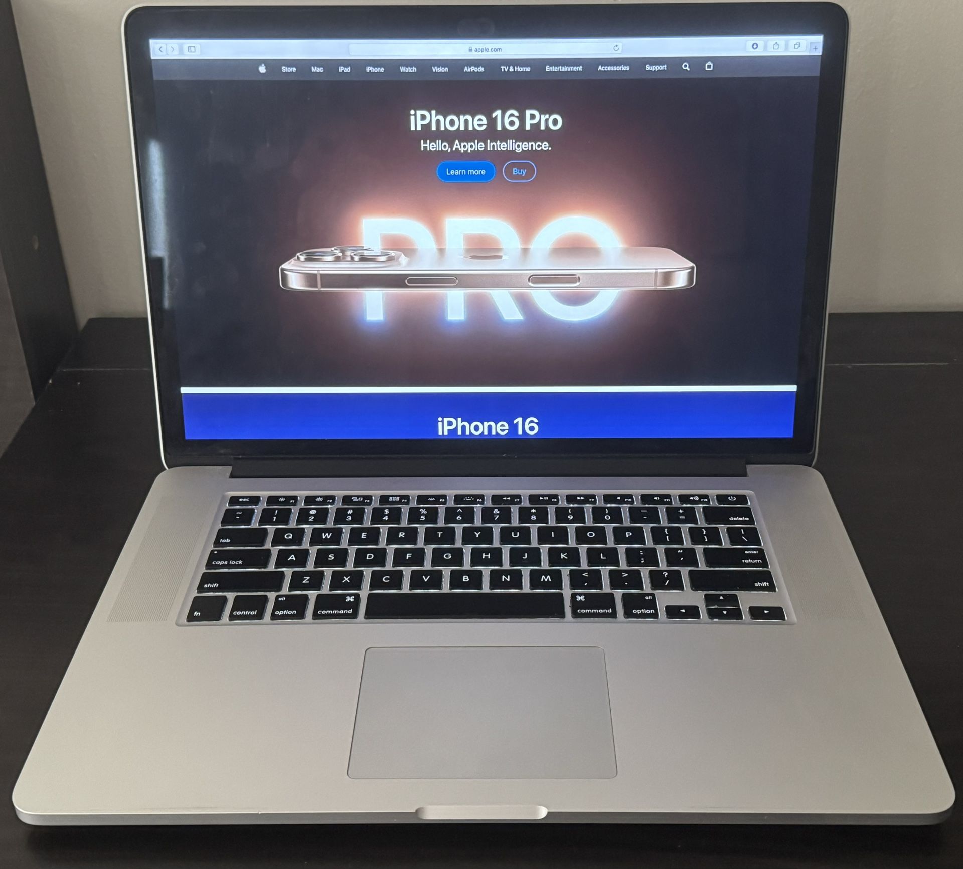 MacBook Pro 15 2013 2.6 GHz i7 16GB RAM TB SSD