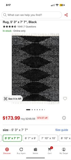 Boho rug