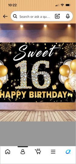 Sweet 16 Bday Party supplies