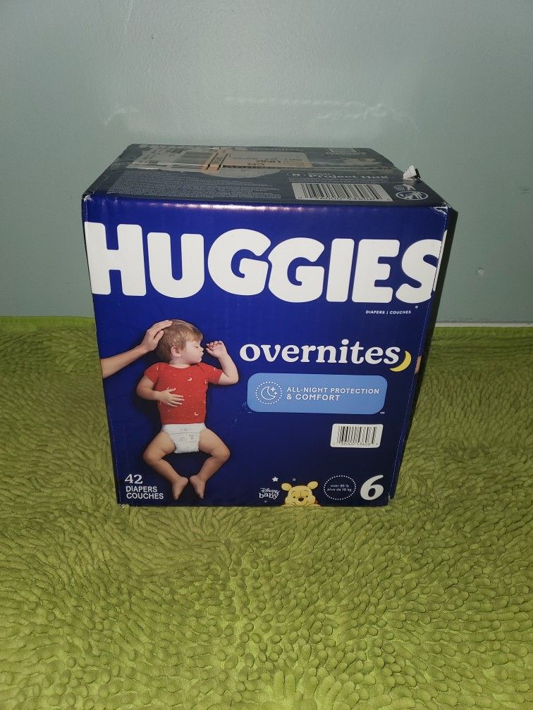 Huggies Overnites #6 42 Diapers