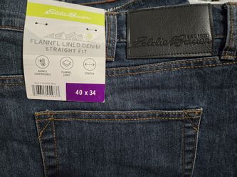 Flannel Lined Denim Jeans