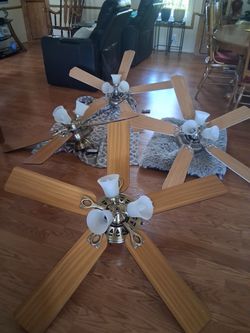 Ceiling Fans with Light Kits – Set of 4