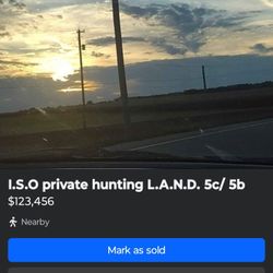 I.S.O Land To Hunt 
