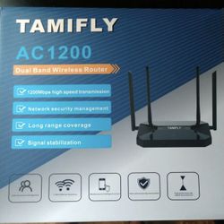 Tamifly AC1200 dual band wireless router