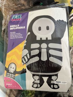 skelly inflatable costume size 14/16 child