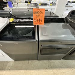 USED WHIRLPOOL WASHER AND DRYER SET