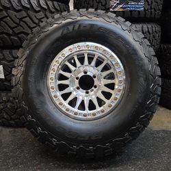 17" Kmc beadlocks w/ 37" BfGoodrich KO2 tires