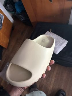 Adidas Tan Yeezy Slides 