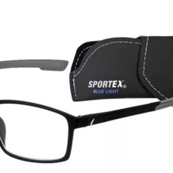 SPORTEX SAV +2.75 Men's E4200 Blue Light Reading Glasses - Flexible, Durable