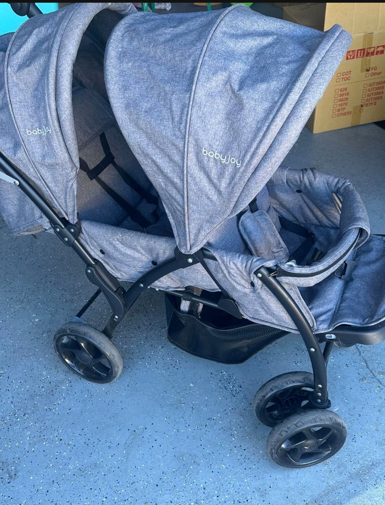 Baby Joy Double Stroller
