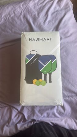 Hajimari pickleball set 2 paddles 4 balls and carrying case