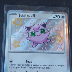 Jigglypuff  Shiny Holo Pokémon Trading Card