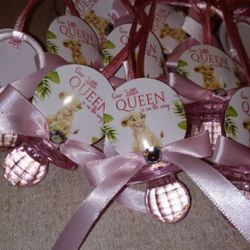 Nala Or Lion King Baby Shower Pacifiers Guest Favor Necklaces