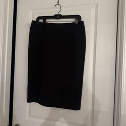 Elegant Black ICO Women's Skirt Size 10P 25 in long