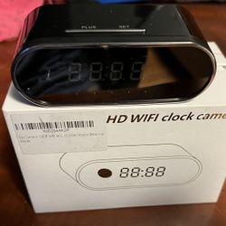 Clock W-Hidden WI-FI Camera  (Audio And Night Vision)