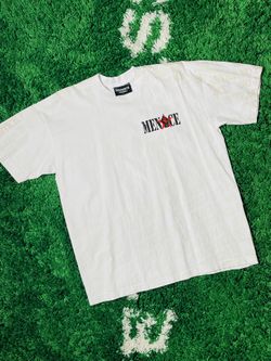 MENACE No Justice No Peace UV Reactive T-Shirt Size Large NWOT